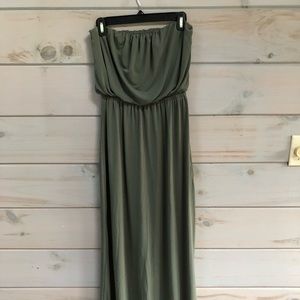 Strapless Maxi Dress